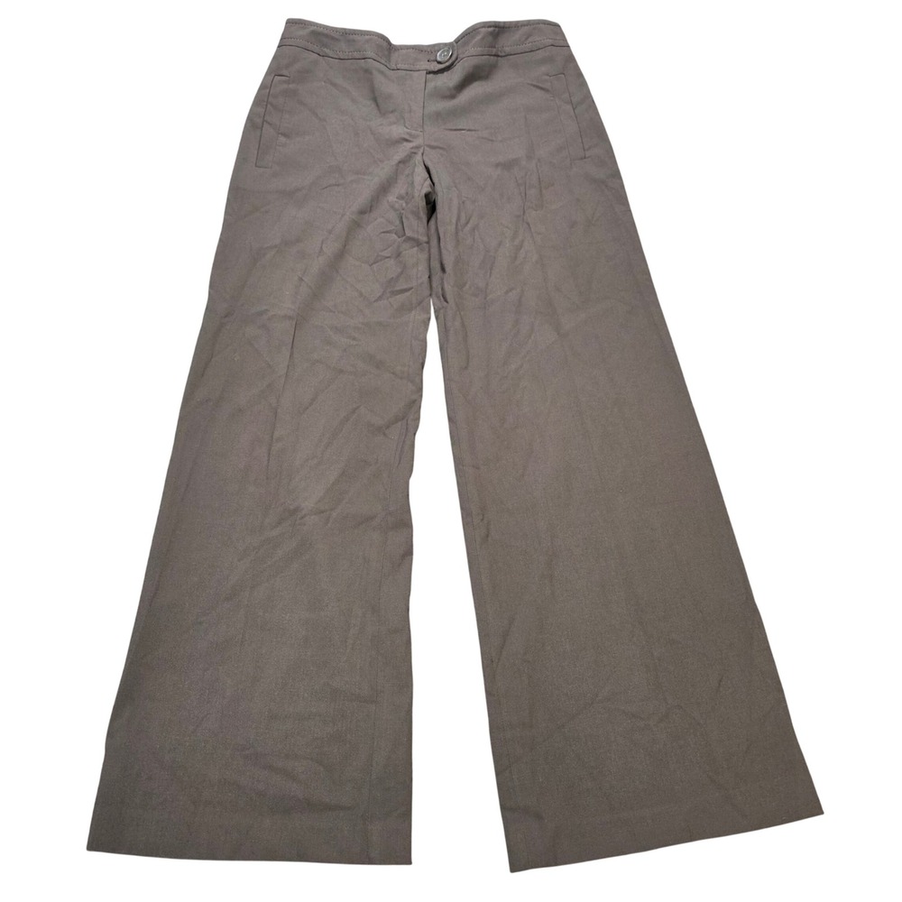 The Limited Cassidy Fit Wide Leg Dress Pants Women's Size 10 Brown Professional